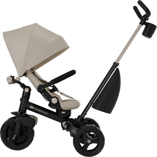 Kinderkraft AVEO 2 Plus Превозно Средство с Ръкохватка за Родител за 9 Месечни Бежов