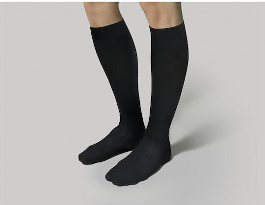 Christou 1910 Socken Wade hoch Graduierte Kompression Männer 18-22 mmHg Schwarz