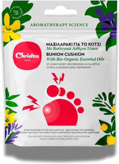 Christou 1910 with Organic Essential Bunion Cushions 2pcs