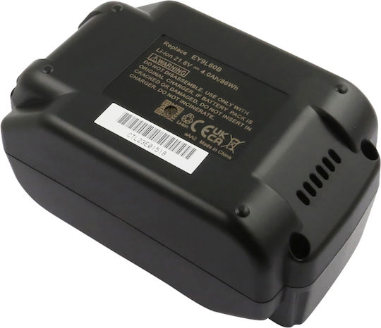 Avizar Батерия За Замяна Panasonic Ey7460 Ey9l60 Li-ion 21.6v 4000mah Черна
