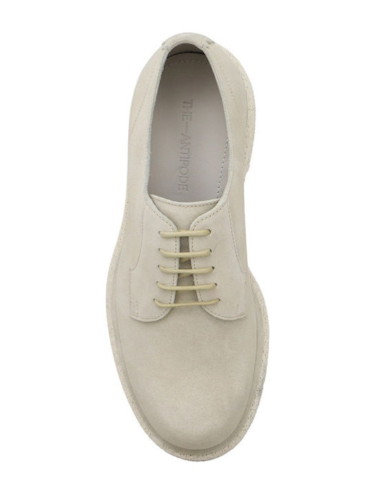 Men's Suede Casual Shoes Εκρού