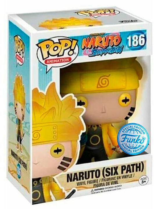 Funko Pop! Animation: Naruto - Naruto (Six Path) 186 Leuchtet im Dunkeln Sonderausgabe