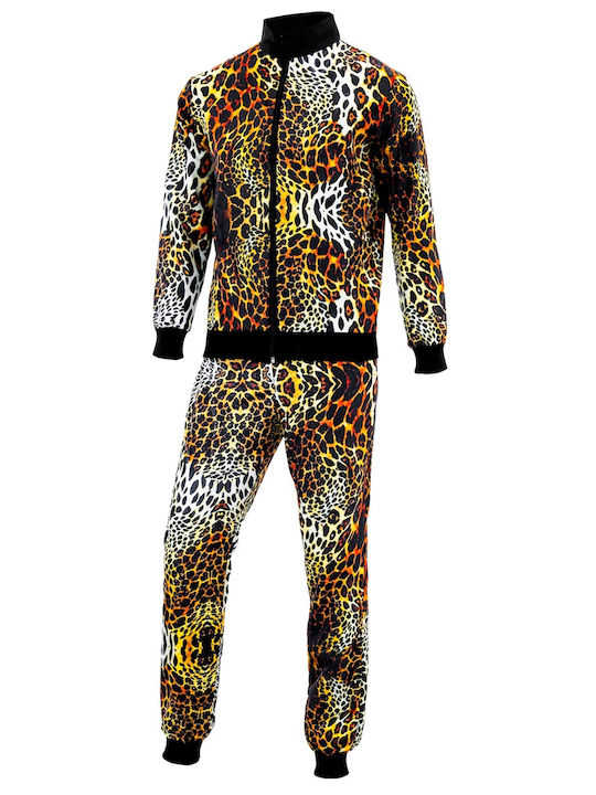 Karnevalskostüm für Erwachsene Leopard Tracksuit