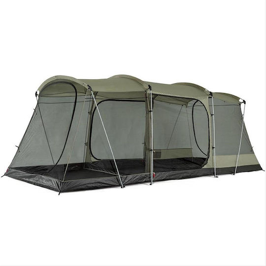 OZtrail Bungalow Dome Camping Tent Tunnel Blue with Double Cloth 3 Seasons for 9 People 540x220x200cm