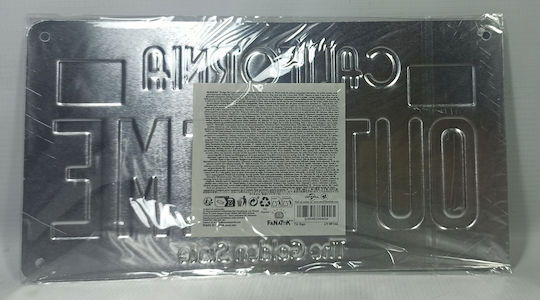 Back To Future Metal Sign Outatime Delorean License Plate