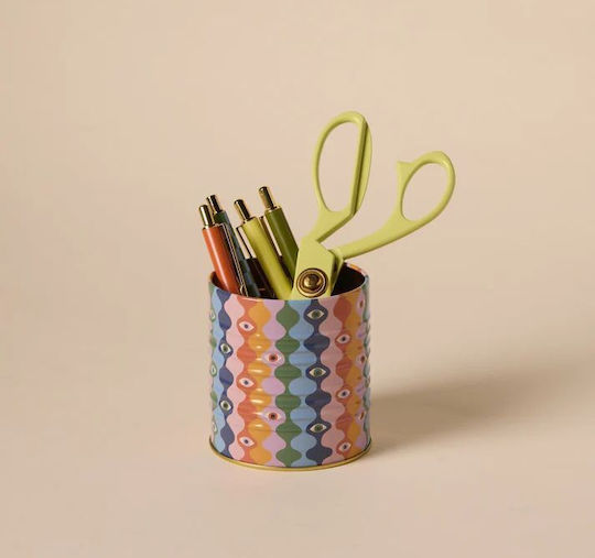 Desk Pencil Holder 8.5x9.2cm Eyes