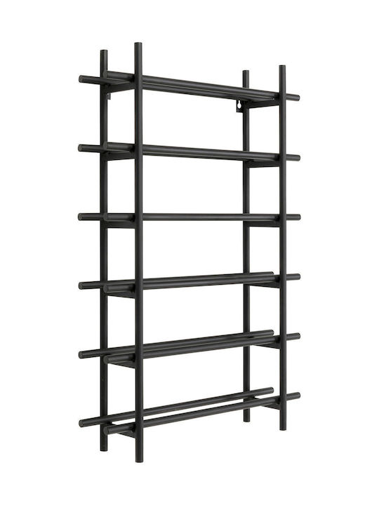 Kare Design Free Standing Metallic Wine Rack Black 45x11x68cm