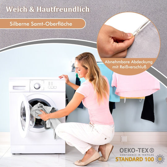 Costway Pernă Wedge cu Memory Foam 42cm în culoare Gri HU10323SL