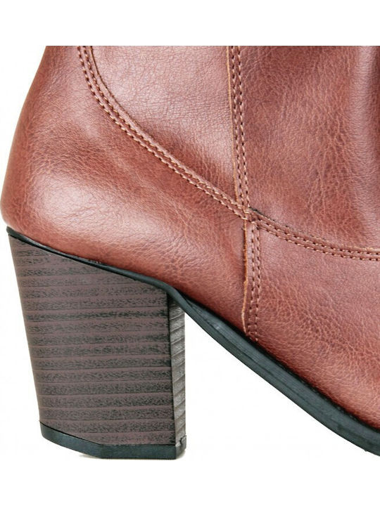Γυναικείες Μπότες Cowboy Καφέ
