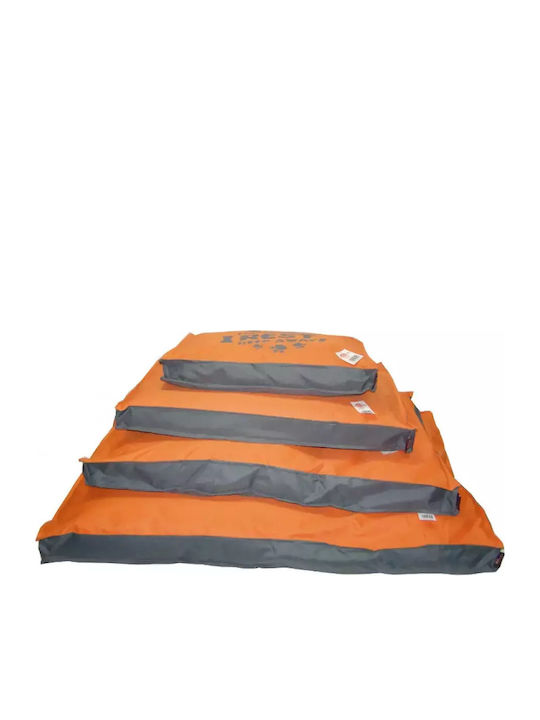Pet Interest Indoor Mattress Dog Rectangle Orange 60x45cm