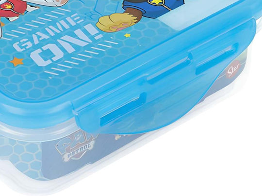 Paw Patrol Plastic Kids' Food Container Paw Patrol 0.5lt Blue x x 4.5cm