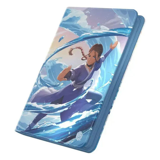 Ultimate Guard 9-Fächer Xenoskin Zipfolio - Mtg Avatar: The Last Airbender - Katara Magic: The Gathering Bindemittel 9-Fächer Standardgröße Schwarz