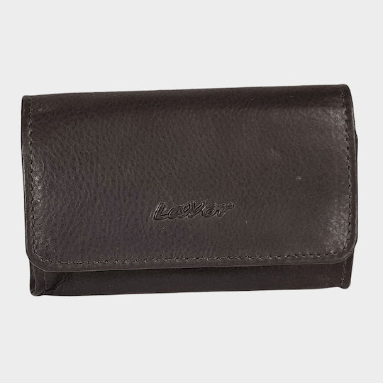 Lavor Leather Tobacco Pouch Brown with Magnet Closure 11x7.5cm