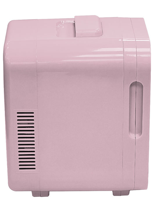 Cosmetic Refrigerator 8lt With Shelf Mirror LED Lighting And Heating Function Pink 42W