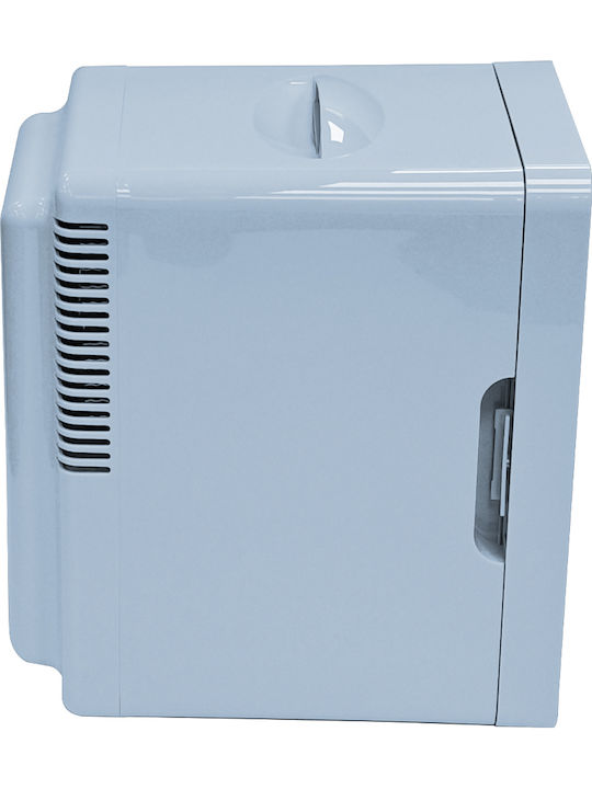 Cosmetic Refrigerator 6lt With Shelf Mirror LED Lighting And Heating Function Blue 56W