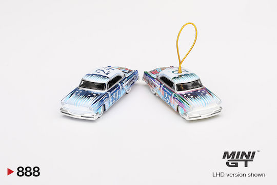 Mini Gt 1/64 Lincoln Capri Crăciun Hot Rod de Tim Sadchikov Ediție Limitată 2024 Mgt00888-l