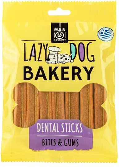 M.B.F. Lazydog Zahnpflege Stick Hund für Kleine Rassen mit Geschmack Schokolade 70gr 7Stück