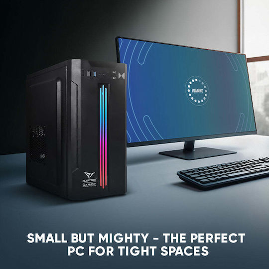 Alcatroz Millenia ECO PRO II RGB Gaming Midi Tower Κουτί Υπολογιστή Μαύρο