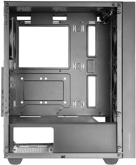 Mars Gaming MCPMAX Midi Tower Computer Case Black