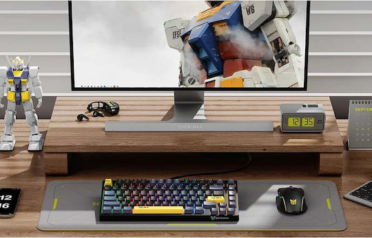 Onikuma G52 Gaming Mechanical Keyboard 75% with Custom Brown switches and RGB lighting (International English)