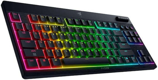 Razer BlackWidow V4 Low Profile Wireless Gaming Mechanical Keyboard Tenkeyless with Razer Green Switches and RGB Lighting English US