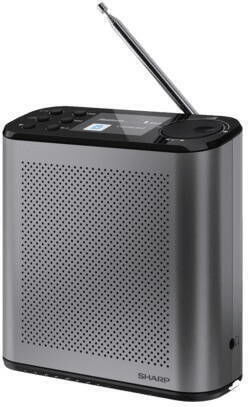 Sharp DR-P530OSAKA Φορητό Ραδιόφωνο Επαναφορτιζόμενο DAB+ με Bluetooth Γκρι