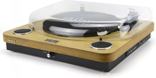 Aiwa LPS-25WD Πικάπ Καφέ