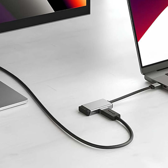 Alogic MagForce Duo USB-C Docking Station με HDMI 4K PD Ασημί