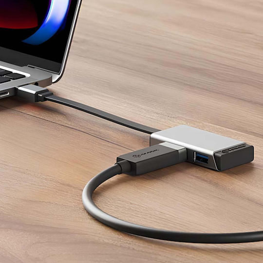 Alogic Magforce Duo 2-In-1 USB-C Docking Station με HDMI 4K PD Ασημί