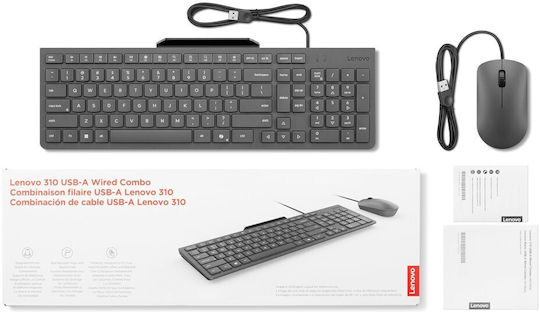 Lenovo 310 Tastatur & Maus Set Englisch US