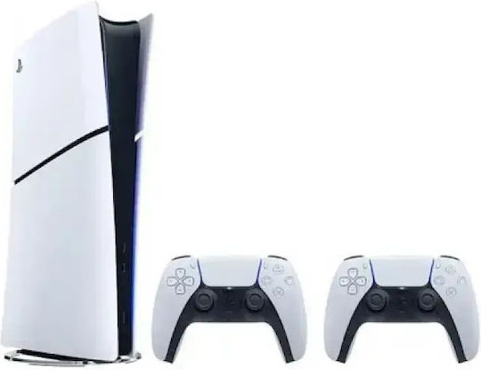 Sony PlayStation 5 Slim Digital 825GB με 2o DualSense (Official Bundle)