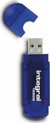 Integral 128GB USB 2.0 Stick Μπλε
