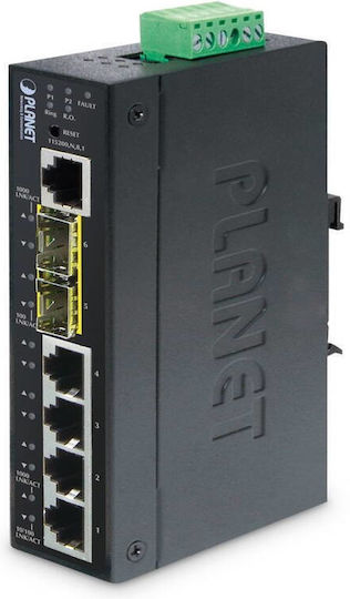 Planet IGS-5225-4P2S Managed L2 PoE+ Switch με 4 Θύρες Gigabit (1Gbps) Ethernet και 2 SFP Θύρες