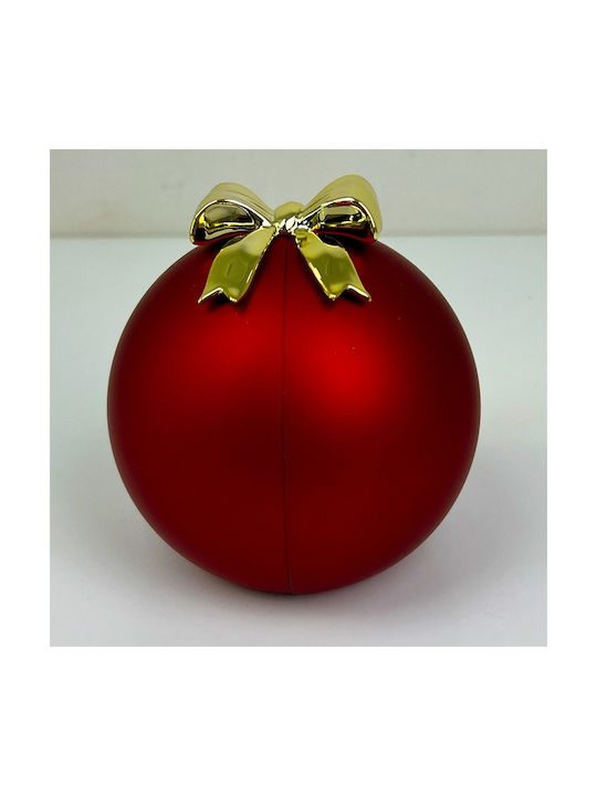 Spherical Jewelry Box Red Soap Rose Golden Bow Red