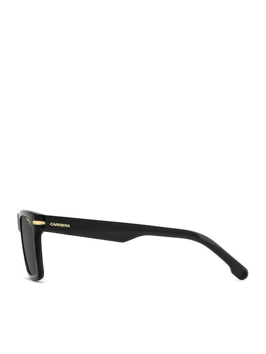 Carrera Unisex Sunglasses With Black Horn-Rimmed Frame And Grey Lens 378/S 807/IR