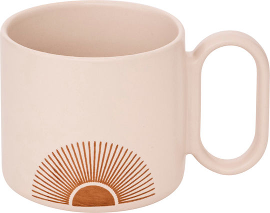 S-d Mug Ceramic Beige 360ml 2pcs