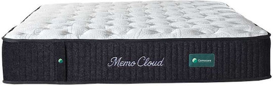 Como felt & wadding producers Υπέρδιπλο Ανατομικό Στρώμα Memory Foam 160x200cm με Ανεξάρτητα Ελατήρια