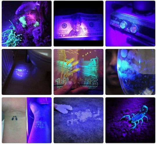 LED UV IP54 Черен