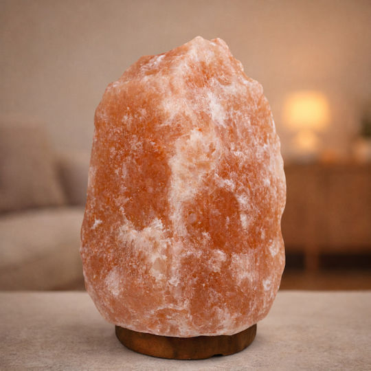 Dekorative Lampe Himalaya-Salz Beige