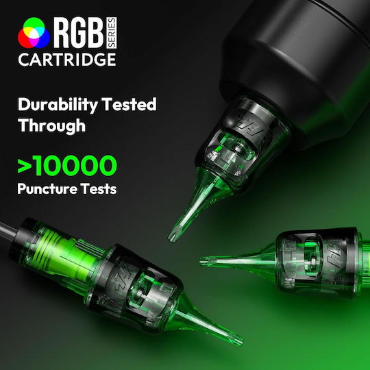 Set 50 Ace Profesionale De Unică Folosință Hawink Pentru Tatuaje #12 Liner Shader Magnum 0,35 Mm 12 Tipuri Modul Ac 3rl 5rl 7rl 3rs 5rs 7rm 9r 11rm 13rm 15rm Oțel Inoxidabil Accesorii Profesionale En20-fg-50kit-j