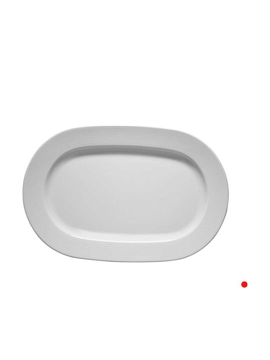 Kutahya Porselen Serving Platter Oval made of Porcelain White Kutahya Porselen Serving Platter Oval made of Porcelain White
