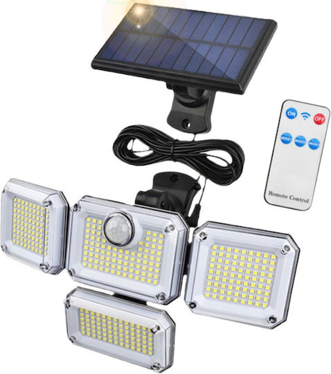 Lampă Solară 18W cu Senzor de Mișcare și Telecomandă IP65