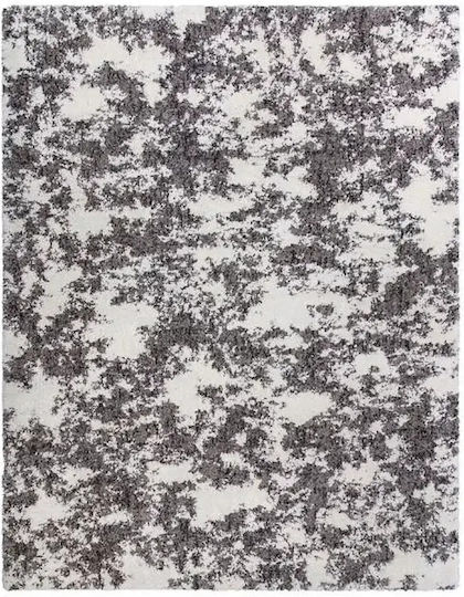 Shaggy Moroccan Rug Rectangular Gray