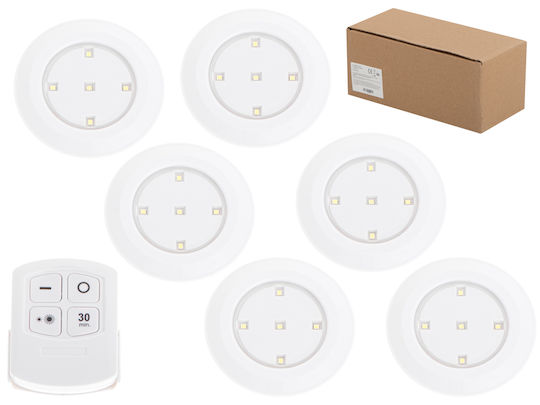 Alista Home LED Lumină de siguranță cu Alimentare cu baterie și Telecomandă 1buc