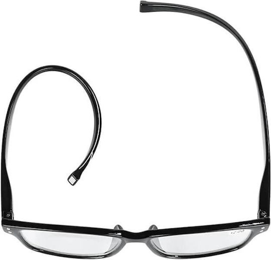 Long Arm Lesebrille +1.00 mit Magnet in Schwarz Farbe U420202-NE