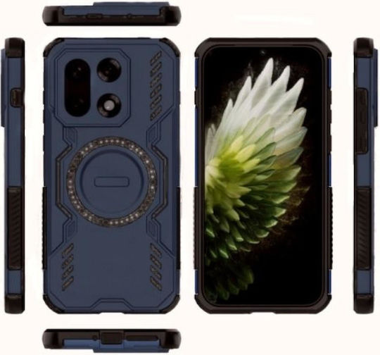 Techsuit Umschlag Rückseite Kunststoff Blau (OnePlus 15)