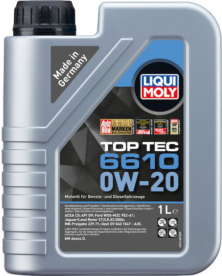 Liqui Moly Top Tec 6610 Car Oil 0W-20 1lt
