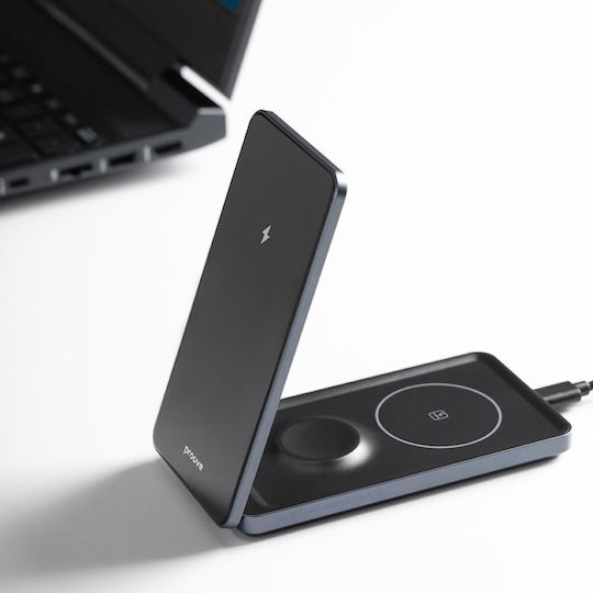Proove Kabelloses Ladegerät (Qi Pad) 15W Gray (Metal Edge)