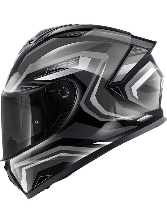 Givi 50.X Dark Grey/Titan/Silver Motorcycle Helmet Full Face ECE 22.06