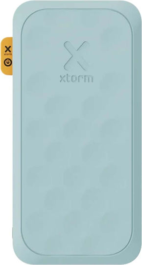 Xtorm Fuel Series Power Bank 10000mAh 20W με Θύρα USB-A και 2 Θύρες USB-C Teal Blue